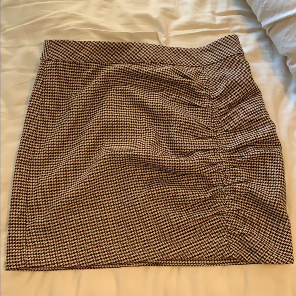 houndstooth free people skirt